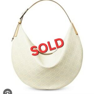 SOLD // Tory Burch T Monogram Balloon Bag